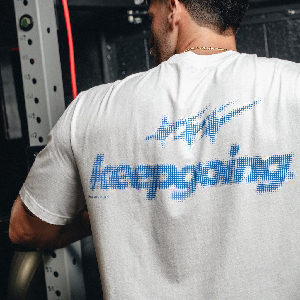 Keepgoing Athletic Tee (White)