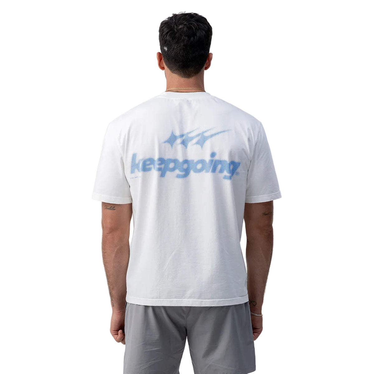 Keepgoing Athletic Tee (White)