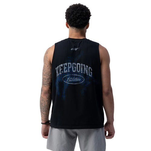 Keepgoing Athletic Tank Top (Black)