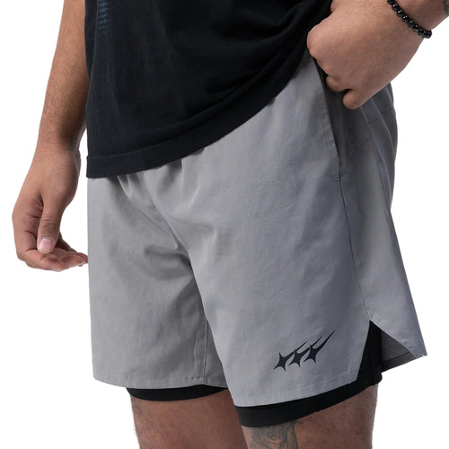 Keepgoing Athletic Shorts - Lined (Grey)