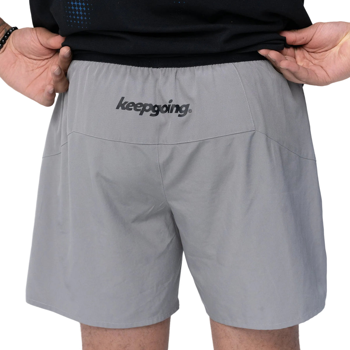 Keepgoing Athletic Shorts - Lined (Grey)