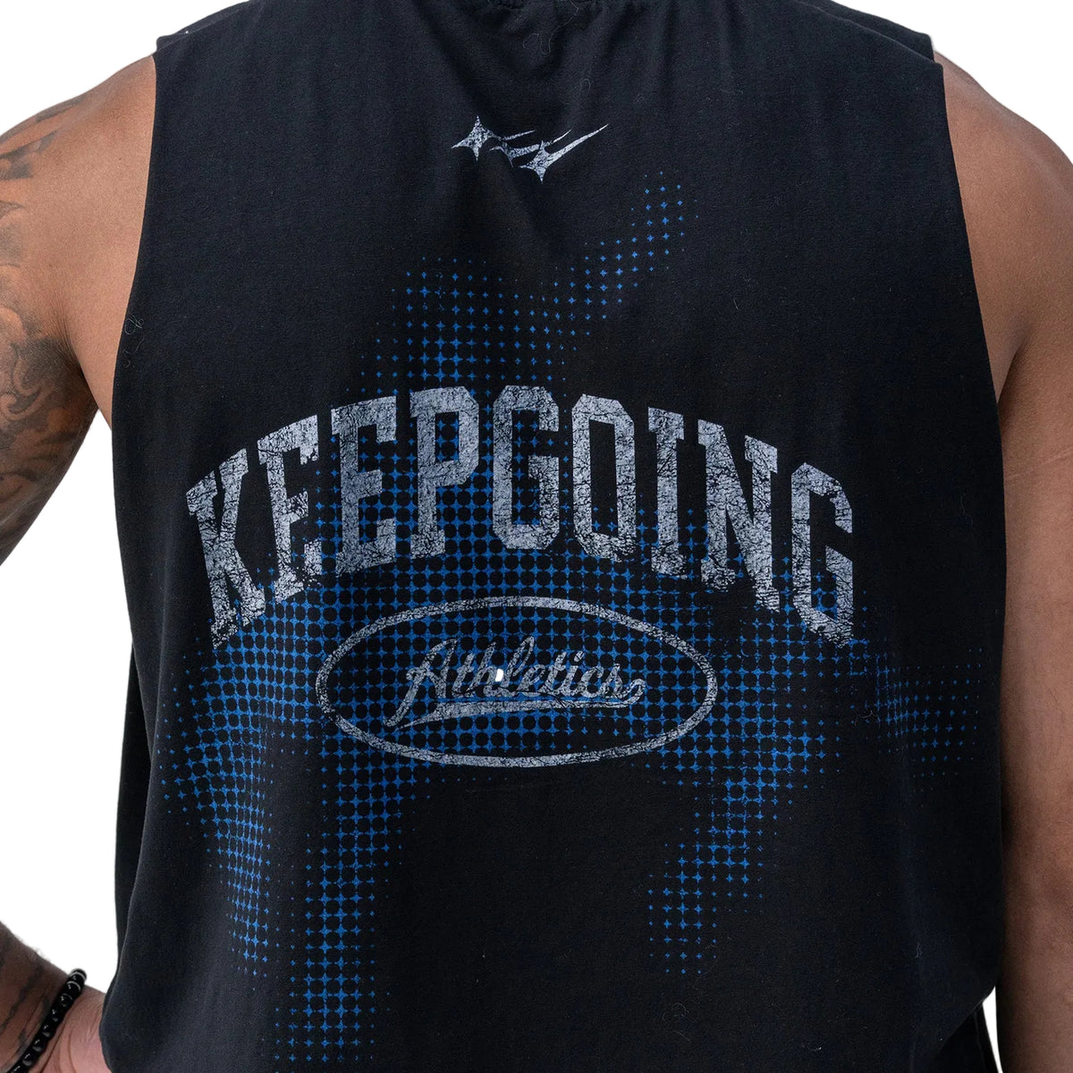 Keepgoing Athletic Tank Top (Black)