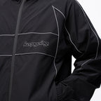 Keepgoing Nylon Track Jacket (Black)