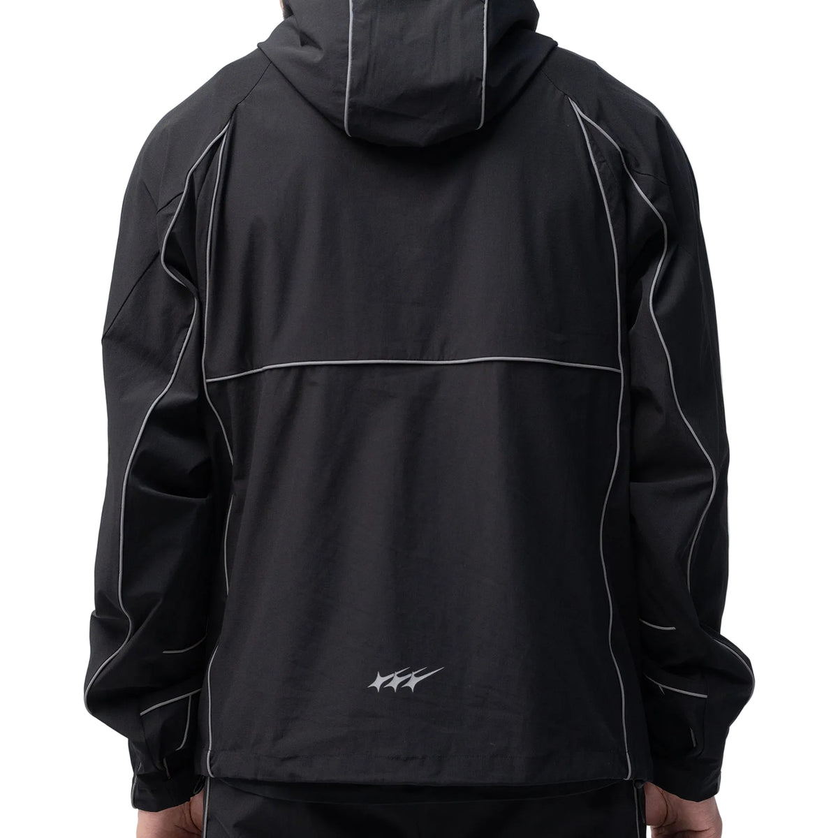 Keepgoing Nylon Track Jacket (Black)