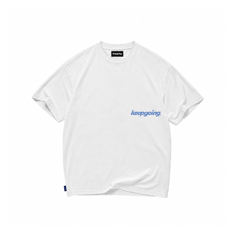 Keepgoing Athletic Tee (White)