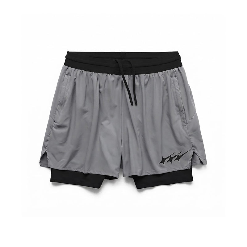 Keepgoing Athletic Shorts - Lined (Grey)