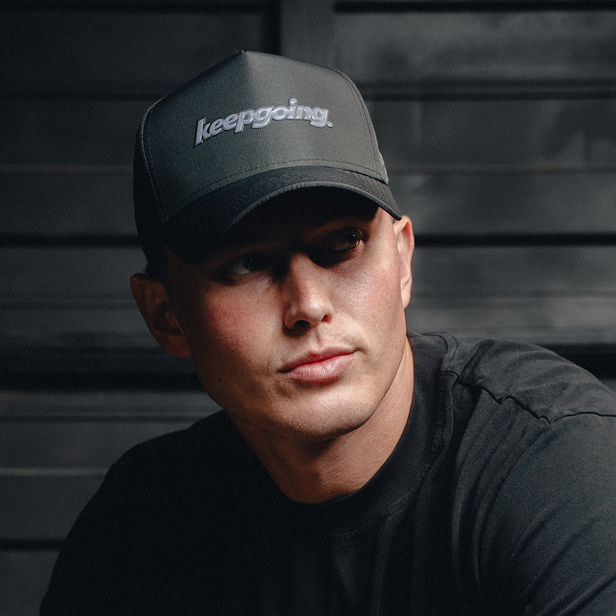 Keepgoing Athletic Hat (Black)