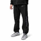 Keepgoing Nylon Track Pants (Black)
