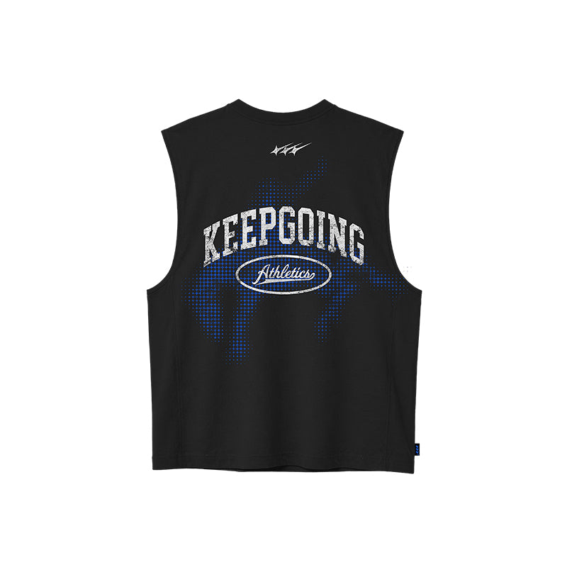 Keepgoing Athletic Tank Top (Black)
